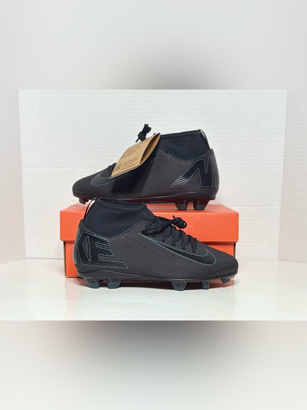 Nike Mercurial Superfly 10 Club MG GS Big kids soccer cleats Black FQ8318-002